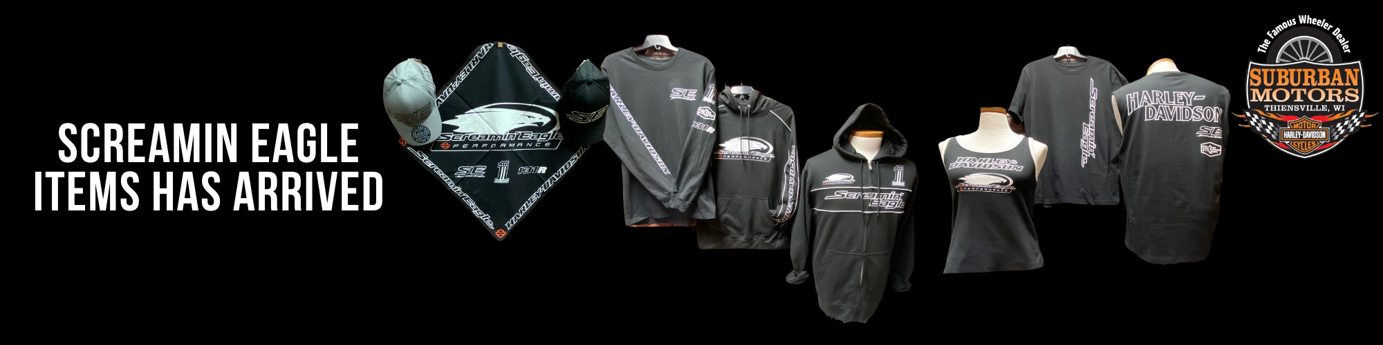 Screamin' Eagle® Items Has Arrived